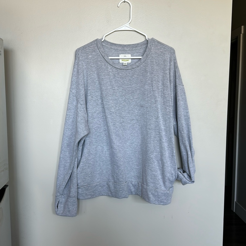 Aerie offline super soft crew neck, size large
